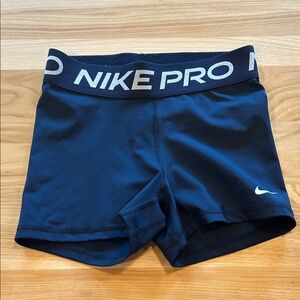 Nike Pro Navy Blue Training Shorts